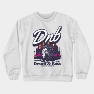 DNB - Concrete Jungle King (Navy/purple) Crewneck Sweatshirt